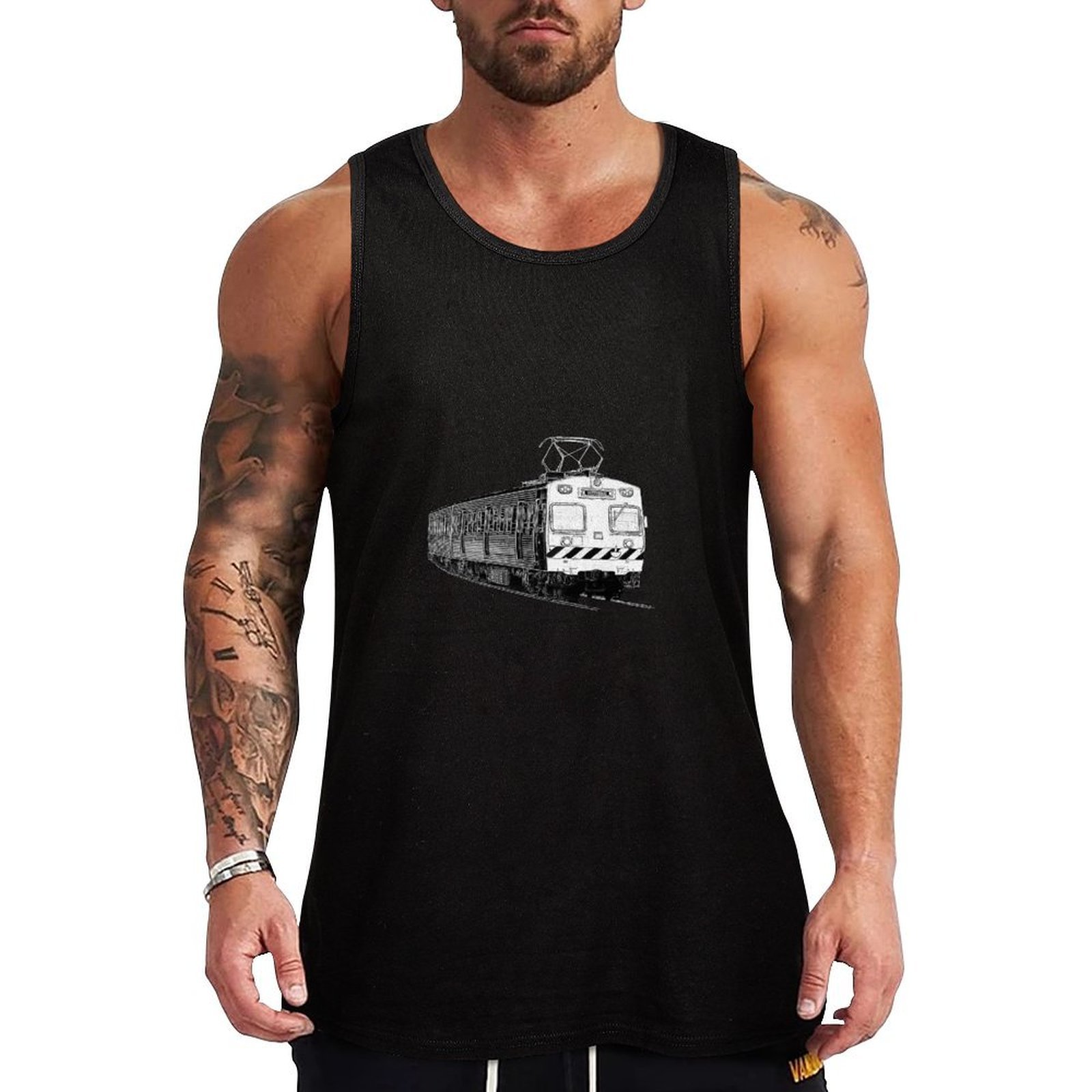 Street Fashion Urban - เมลเบิร์น ฮิตาชิ เทรน แทงค์ ท็อป เสื้อกล้ามแฟชั่นแนวสตรีท
