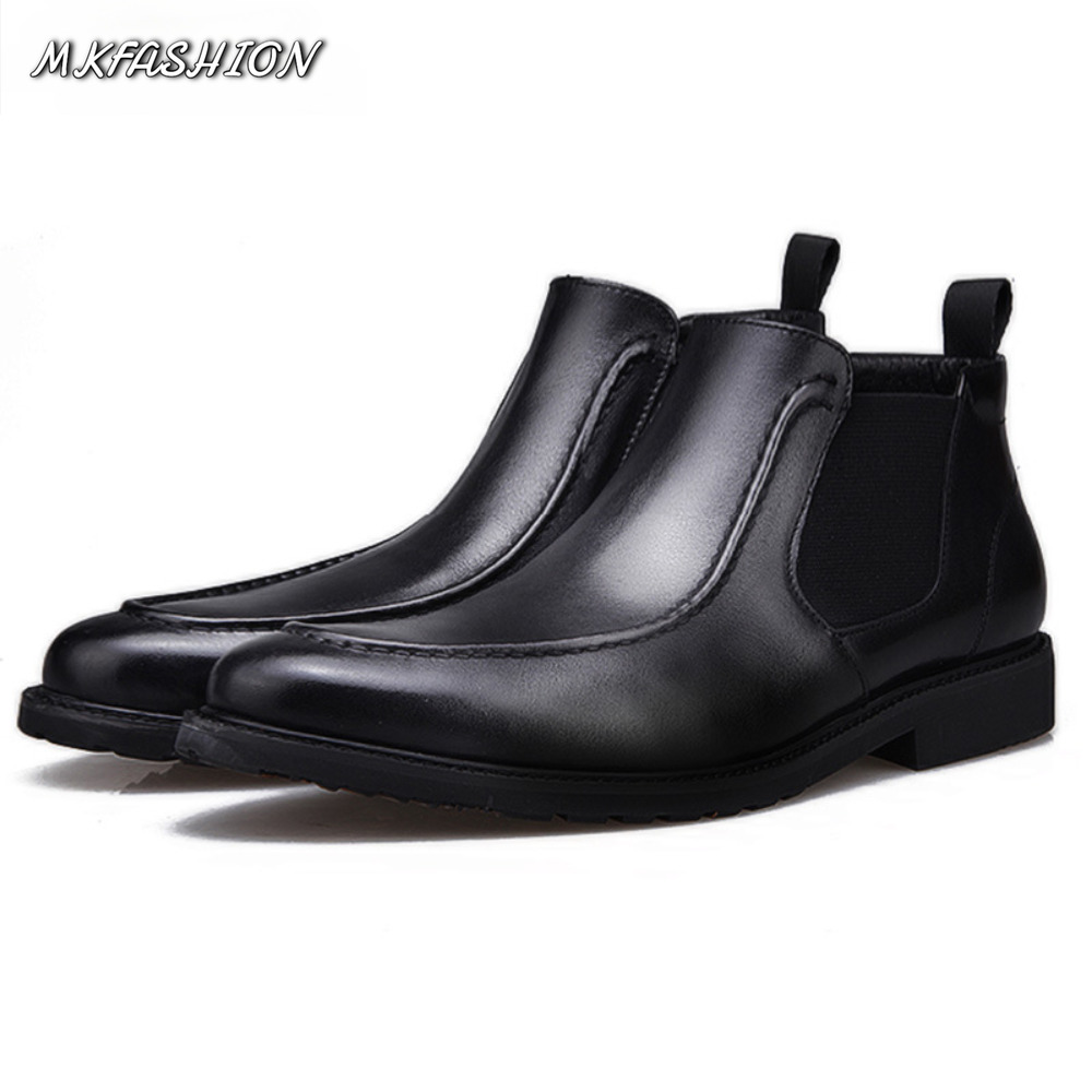 รองเท้าบูทข้อเท้าแฟชั่นผู้ชาย  - Street Fashion Online บทวิจารณ์และราคา