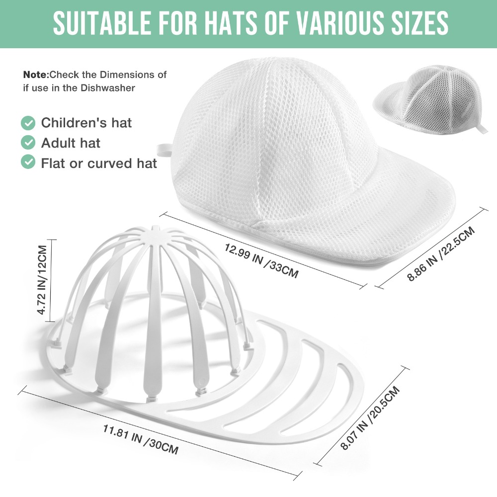 2/4 แพ็ค ตะกร้าซักหมวกสำหรับเค - Baseball Cap Fitted บทวิจารณ์และราคา