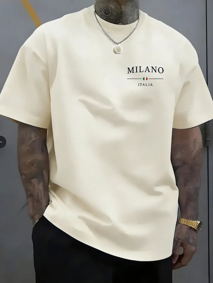 เสื้อยืดพิมพ์ลาย Milan ITALIA  - Street Fashion Of Milan บทวิจารณ์และราคา
