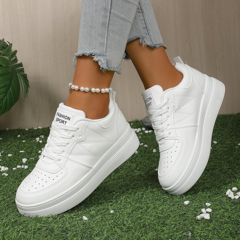 รองเท้าผ้าใบส้นตึกทรงกลมสำหรับ - Chunky Sneaker Platform บทวิจารณ์และราคา