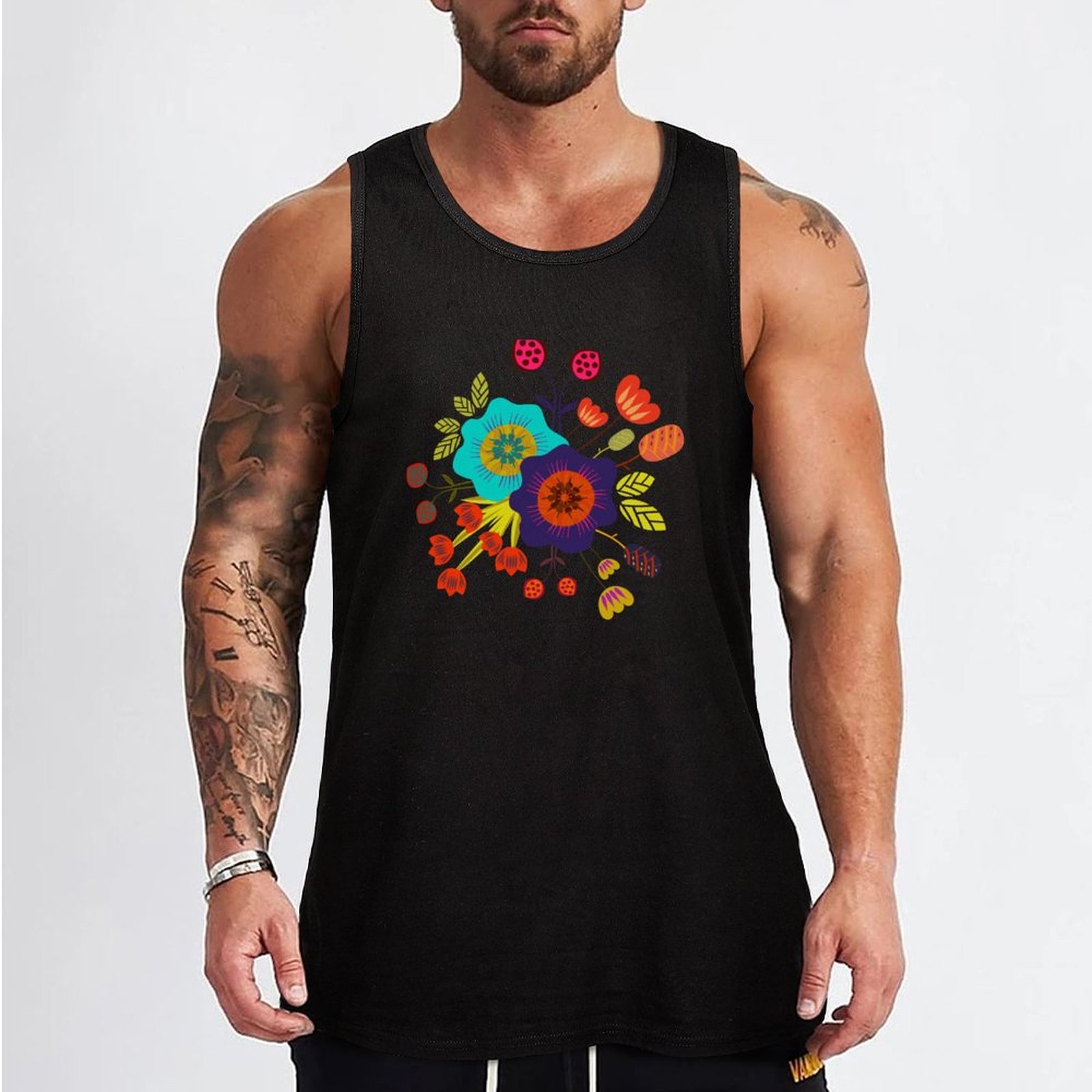 เสื้อกล้ามลายสวนมหัศจรรย์ยามค่ - Street Fashion Urban บทวิจารณ์และราคา