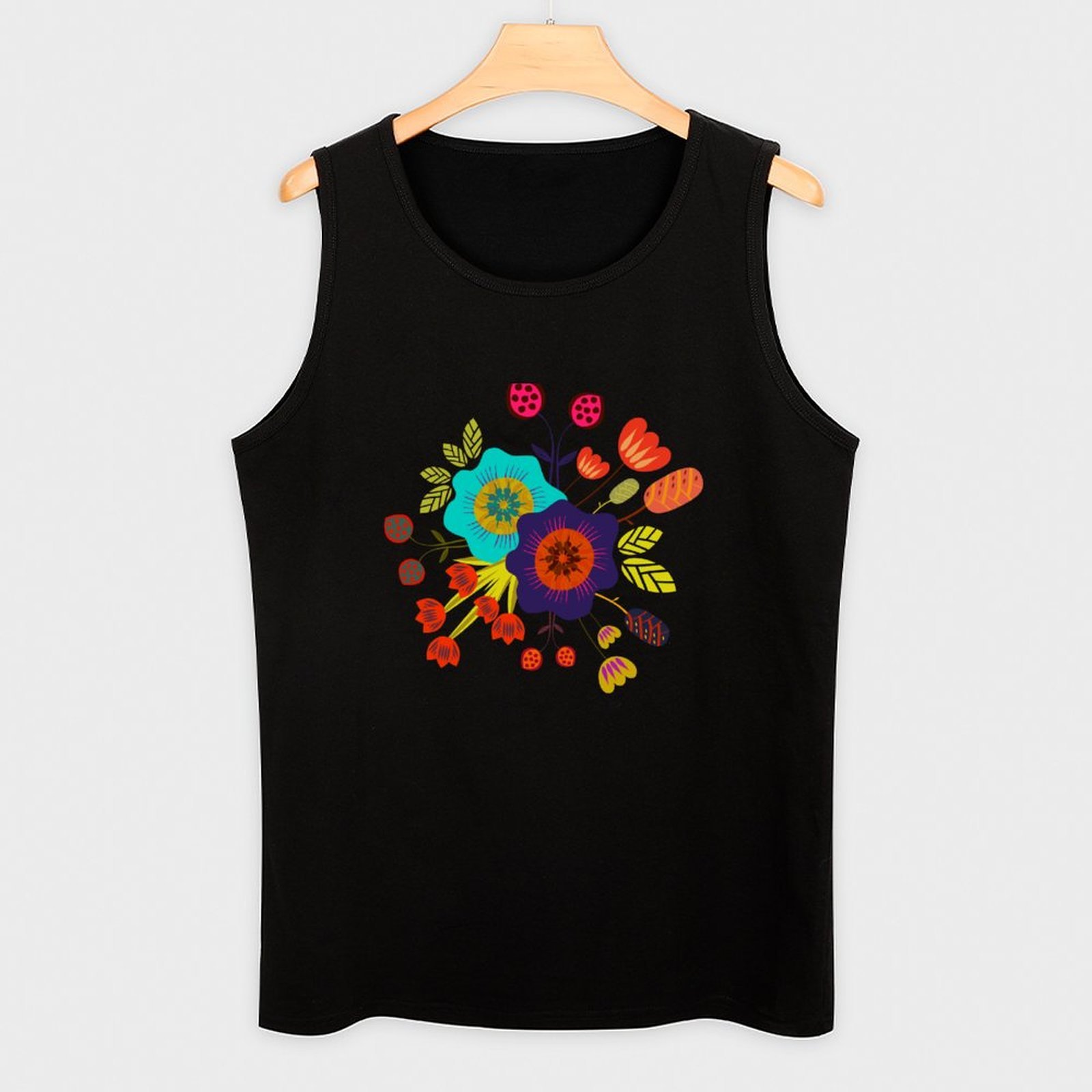 เสื้อกล้ามลายสวนมหัศจรรย์ยามค่ - Street Fashion Urban บทวิจารณ์และราคา