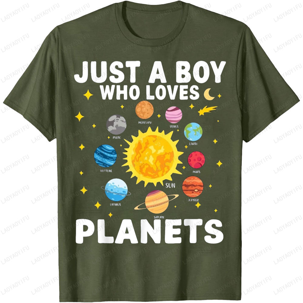 เสื้อยืดลายกราฟิกดาวเคราะห์สำห - Street Fashion Loverboy บทวิจารณ์และราคา