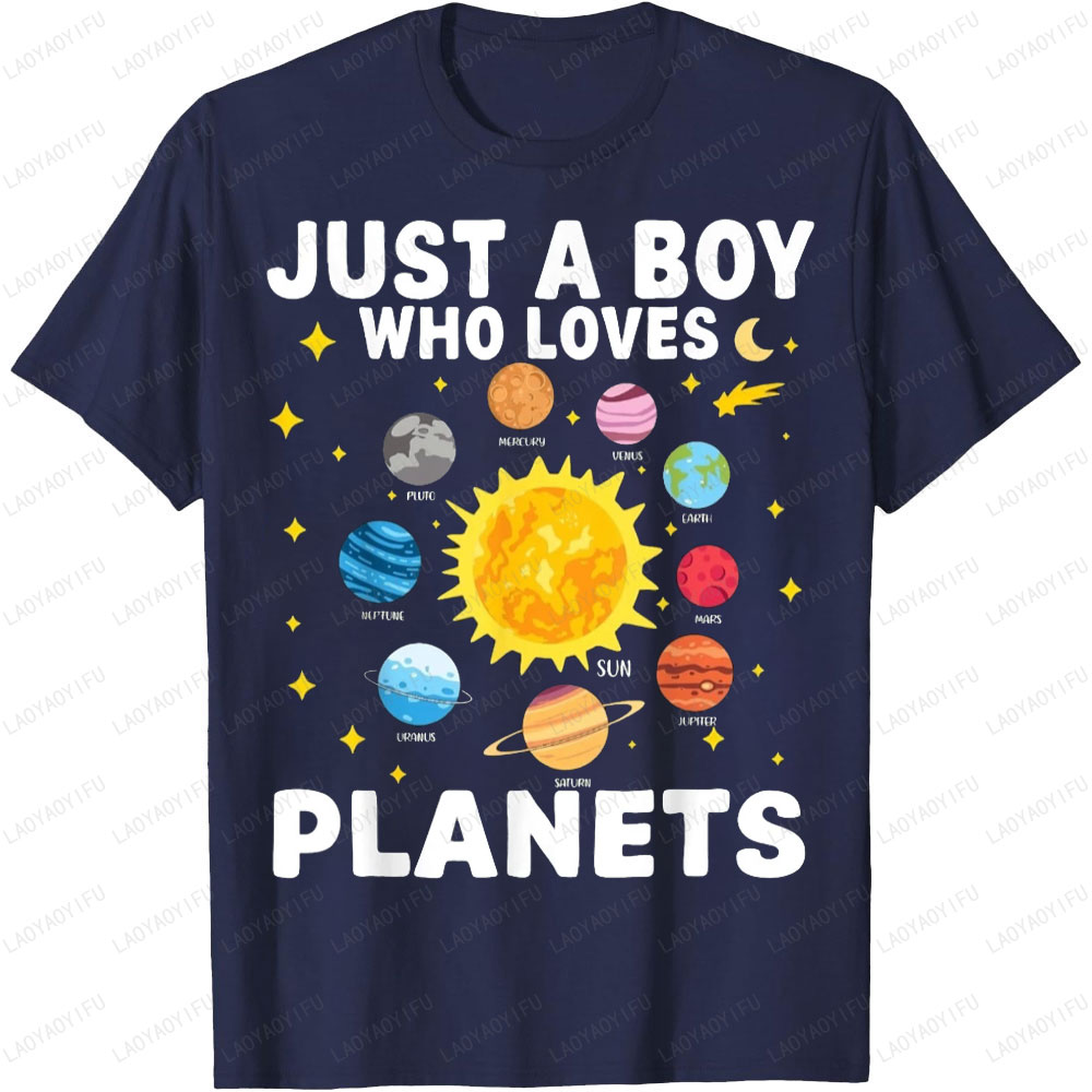 เสื้อยืดลายกราฟิกดาวเคราะห์สำห - Street Fashion Loverboy บทวิจารณ์และราคา