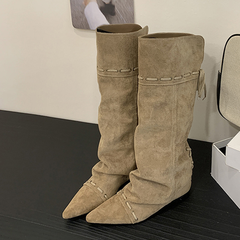 รองเท้าบูทหุ้มข้อผูกเชือกแบบมี - Street Fashion Designer บทวิจารณ์และราคา