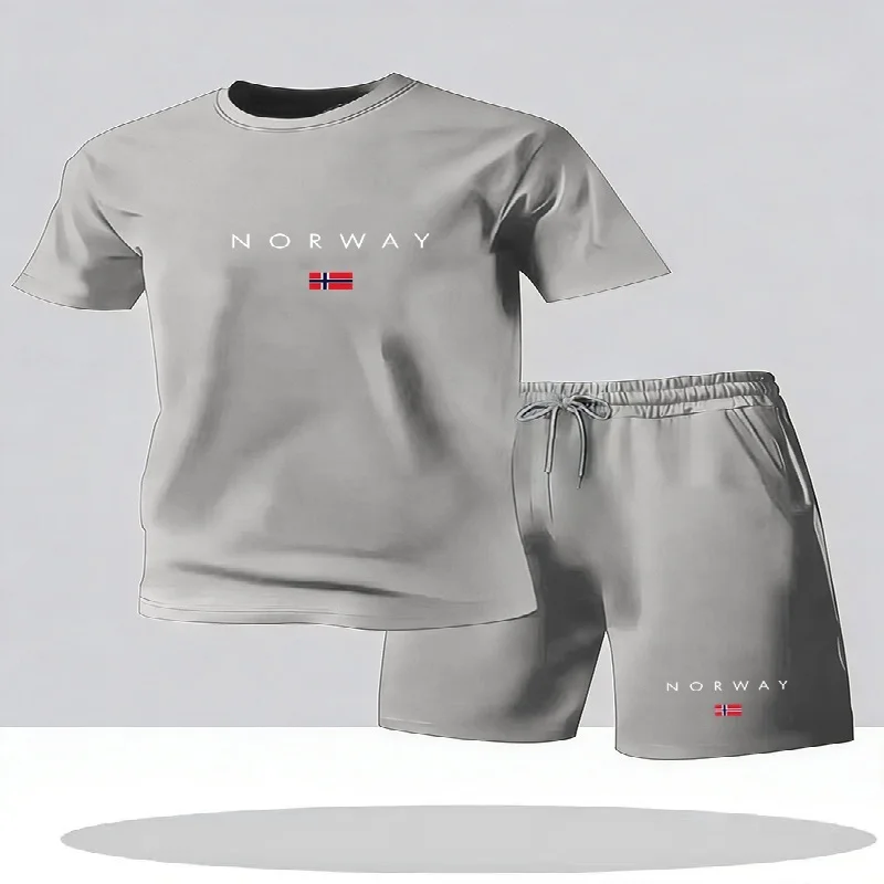 ชุดเซ็ต 2 ชิ้น เสื้อยืดแขนสั้น - Street Fashion Urban บทวิจารณ์และราคา