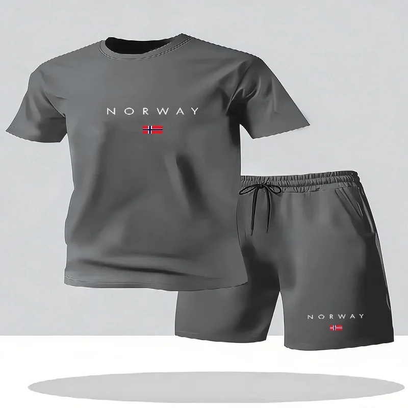 ชุดเซ็ต 2 ชิ้น เสื้อยืดแขนสั้น - Street Fashion Urban บทวิจารณ์และราคา