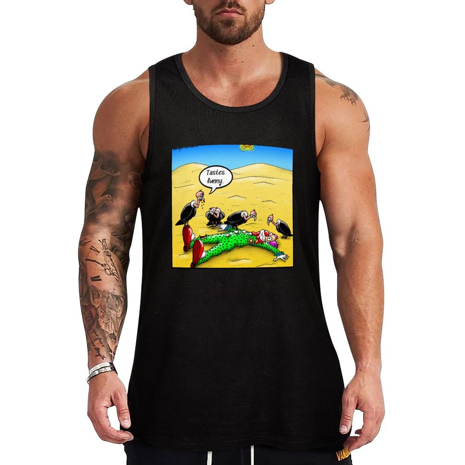 เสื้อกล้ามลายตัวตลกสุดฮา สไตล์ - Street Fashion Urban บทวิจารณ์และราคา