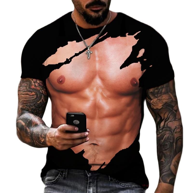 ฤดูร้อนแฟชั่นผู้ชาย3D พิมพ์กล้ - Street Fashion Guys บทวิจารณ์และราคา