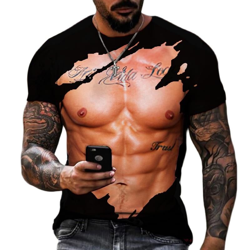 ฤดูร้อนแฟชั่นผู้ชาย3D พิมพ์กล้ - Street Fashion Guys บทวิจารณ์และราคา
