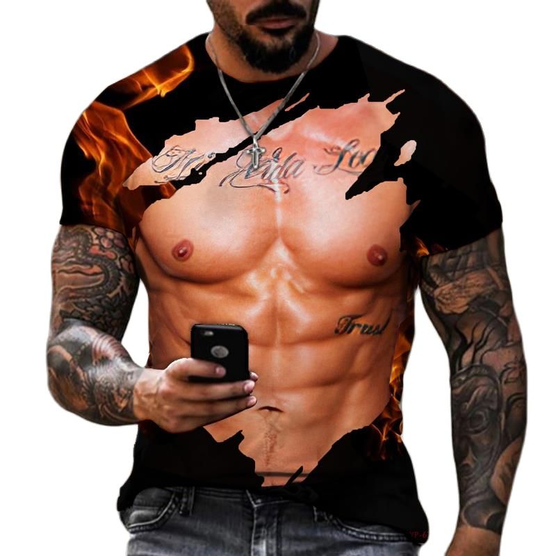 ฤดูร้อนแฟชั่นผู้ชาย3D พิมพ์กล้ - Street Fashion Guys บทวิจารณ์และราคา