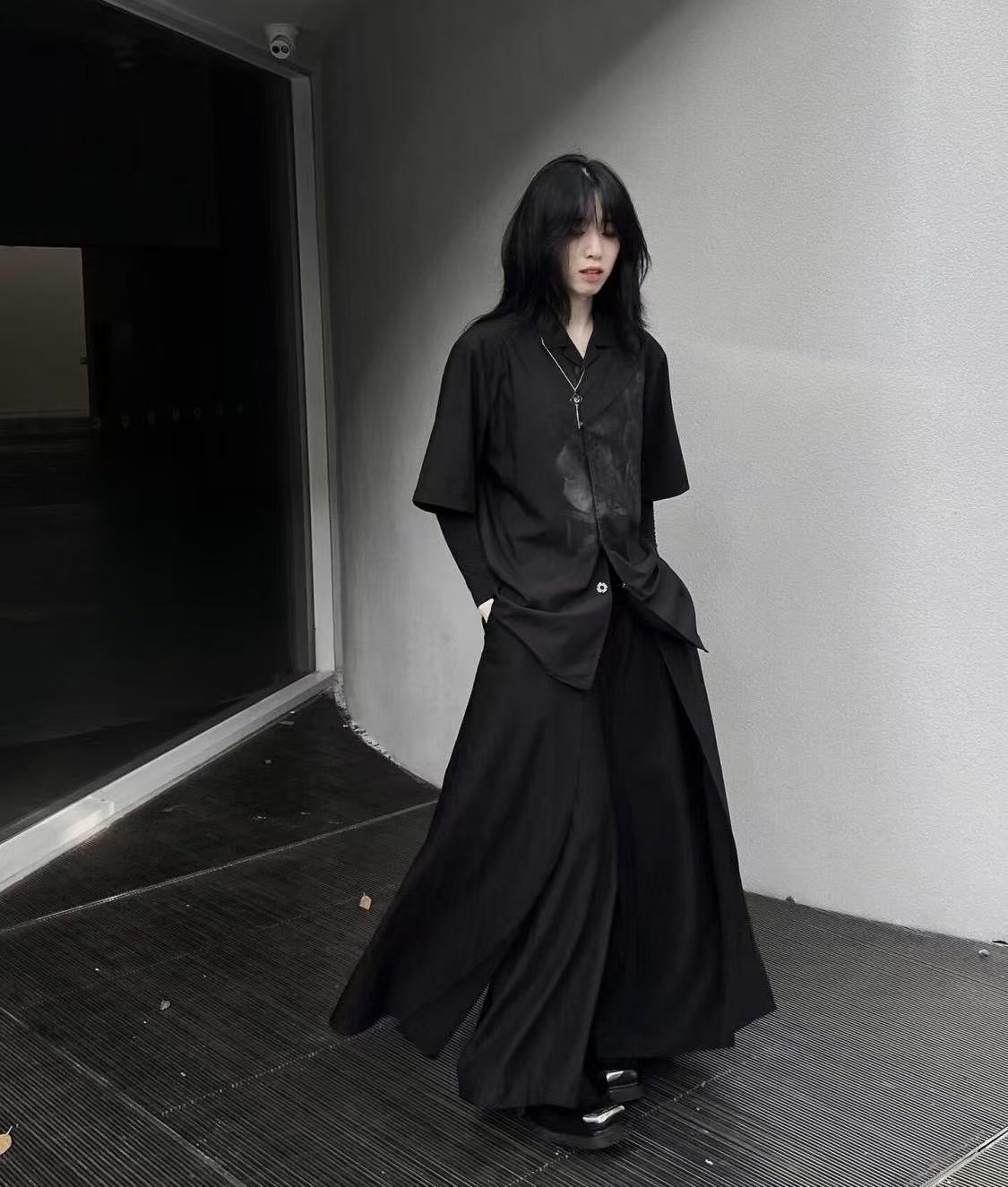 Cool สีดําใหม่สไตล์จีนเครื่องแ - Street Fashion In Chinese บทวิจารณ์และราคา