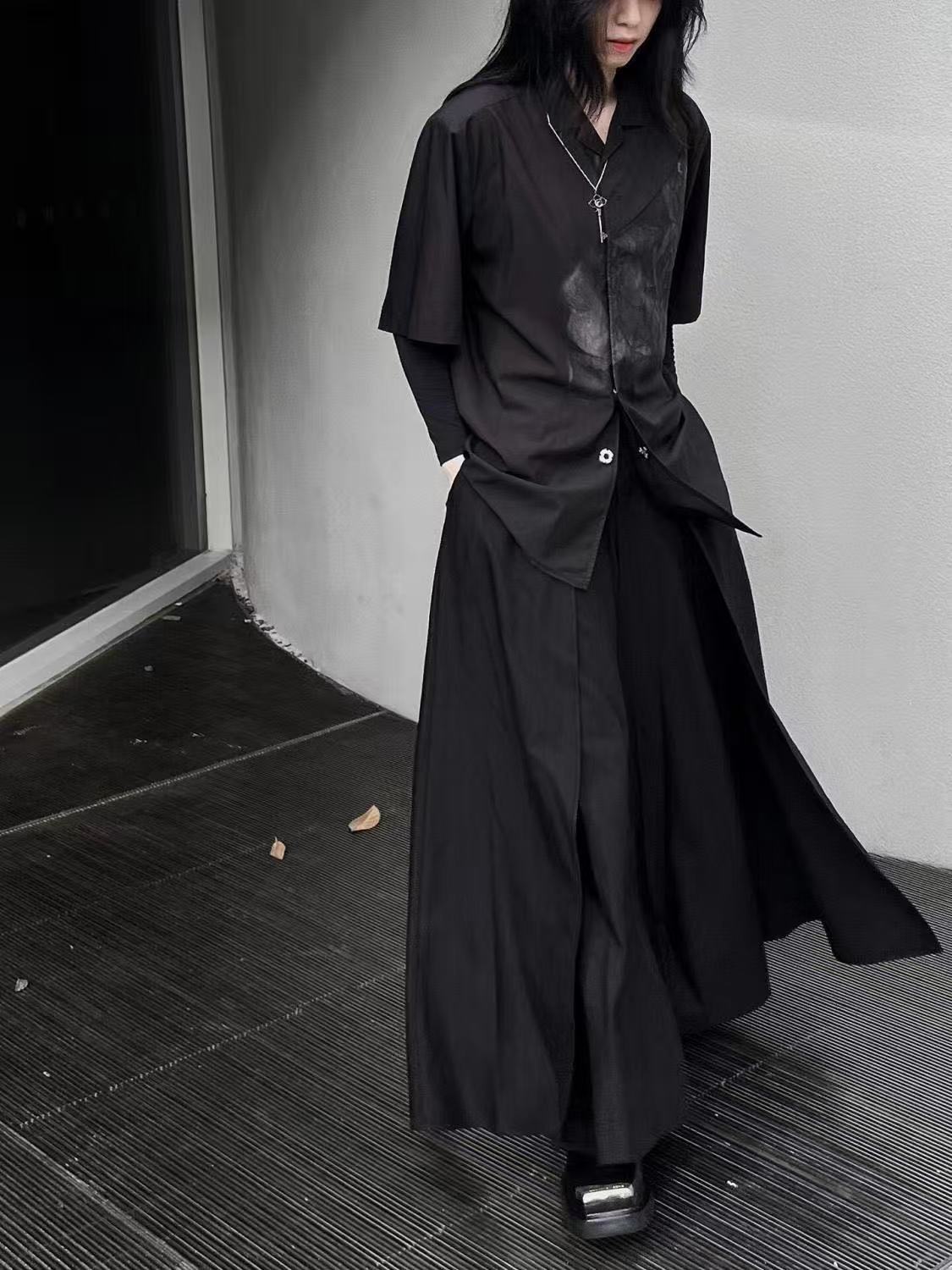Cool สีดําใหม่สไตล์จีนเครื่องแ - Street Fashion In Chinese บทวิจารณ์และราคา