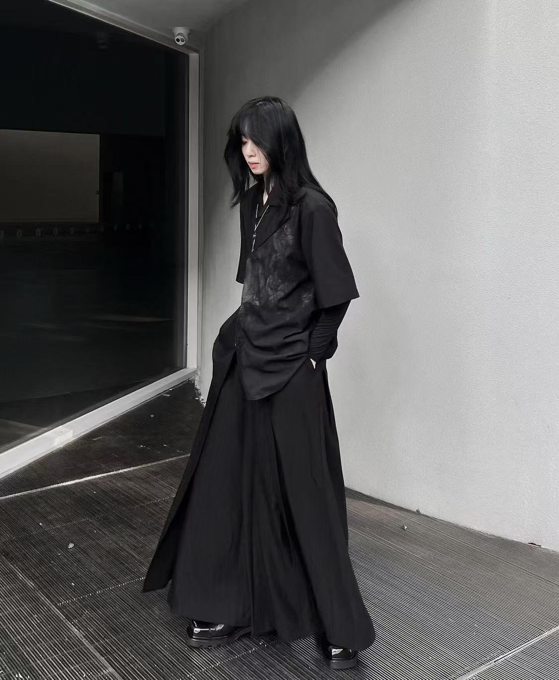 Cool สีดําใหม่สไตล์จีนเครื่องแ - Street Fashion In Chinese บทวิจารณ์และราคา