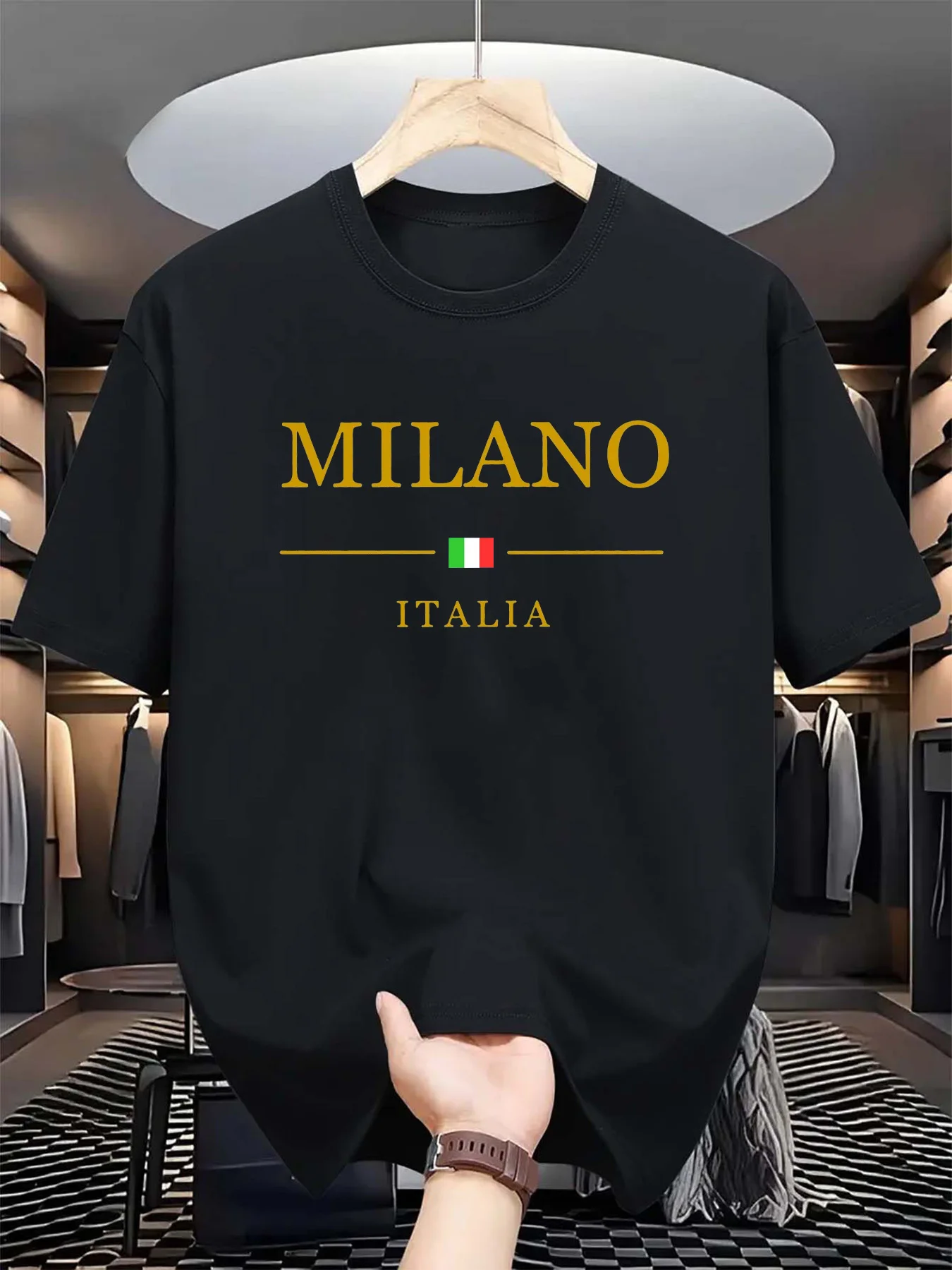 เสื้อยืดพิมพ์ลาย 3 มิติสำหรับฤ - Street Fashion Of Milan บทวิจารณ์และราคา