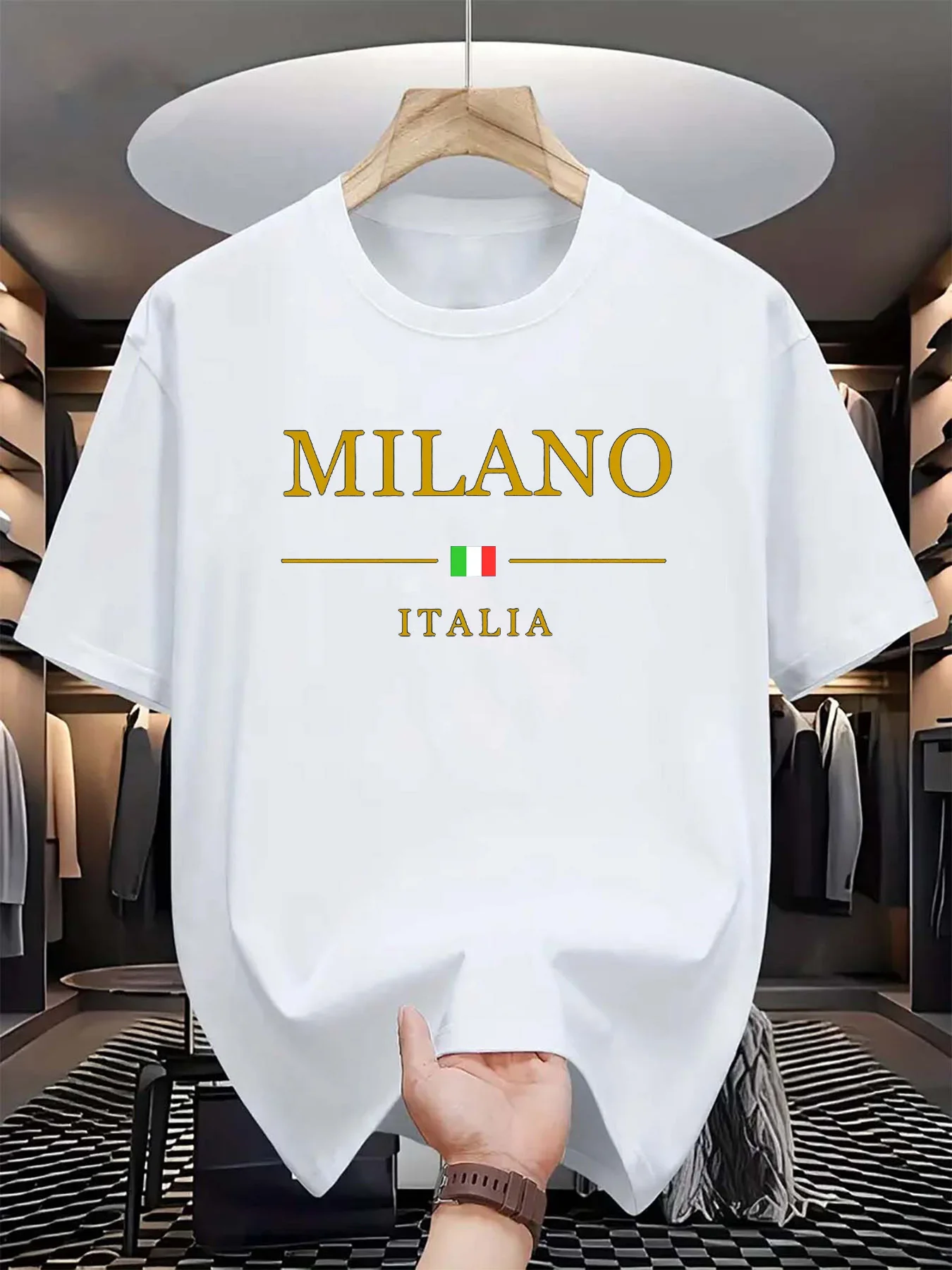 เสื้อยืดพิมพ์ลาย 3 มิติสำหรับฤ - Street Fashion Of Milan บทวิจารณ์และราคา