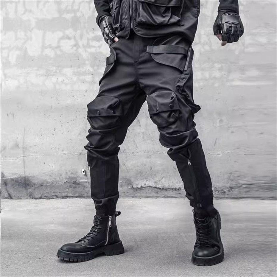 ผู้ชายY2Kกางเกงซิปกระเป๋ายุทธว - Techwear Pants Tactical บทวิจารณ์และราคา