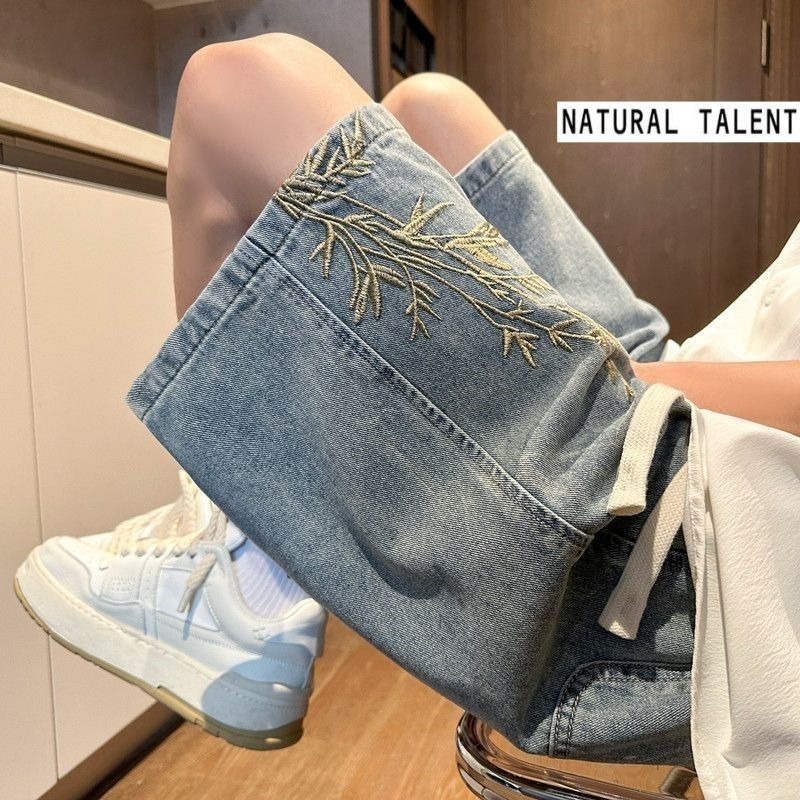 กางเกงยีนส์ขาสั้นผู้ชายสไตล์จี - Street Fashion Plus Size บทวิจารณ์และราคา