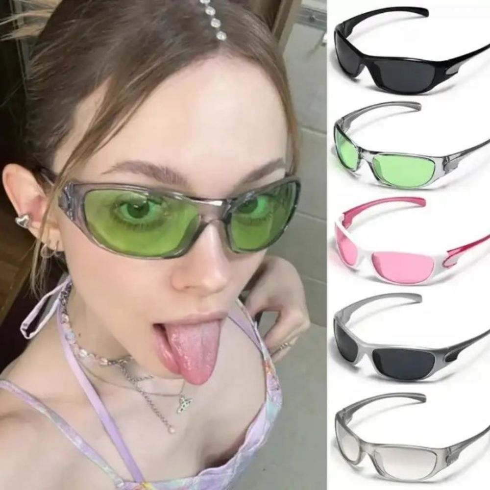 แว่นกันแดดสไตล์พังก์ Y2K สำหรั - Street Fashion Look บทวิจารณ์และราคา