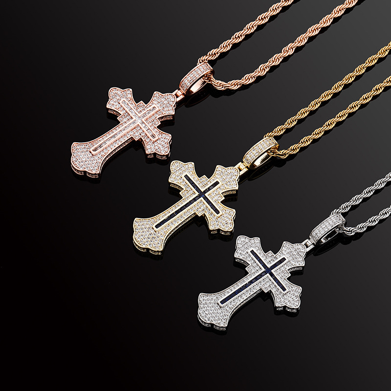 สร้อยคอจี้รูปกางเขน 3 สี ทอง เ - Fashion Street Singapore บทวิจารณ์และราคา
