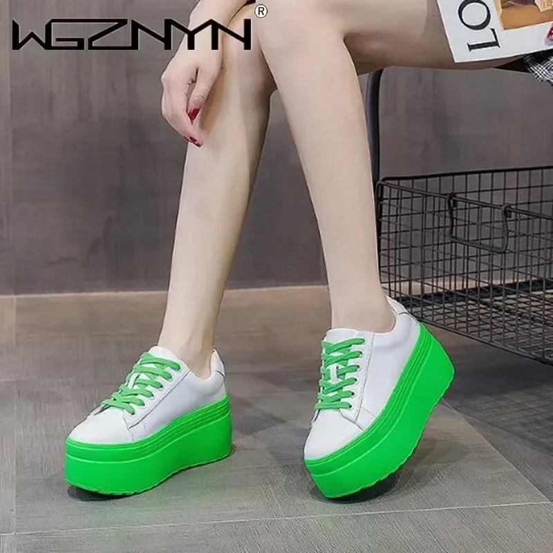 รองเท้าลำลองผู้หญิงหนังแท้สุดห - Chunky Sneaker Platform บทวิจารณ์และราคา