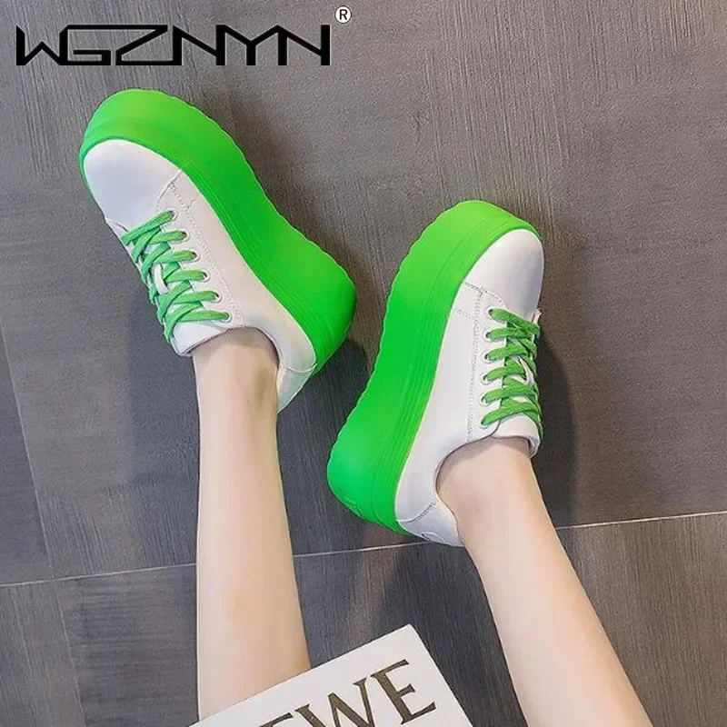 รองเท้าลำลองผู้หญิงหนังแท้สุดห - Chunky Sneaker Platform บทวิจารณ์และราคา