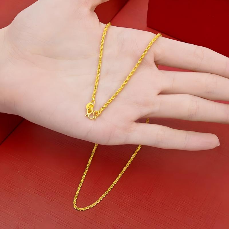 สร้อยคอเชือกเกลียวแบบฮิปฮอป ขน - Fashion Street Singapore บทวิจารณ์และราคา