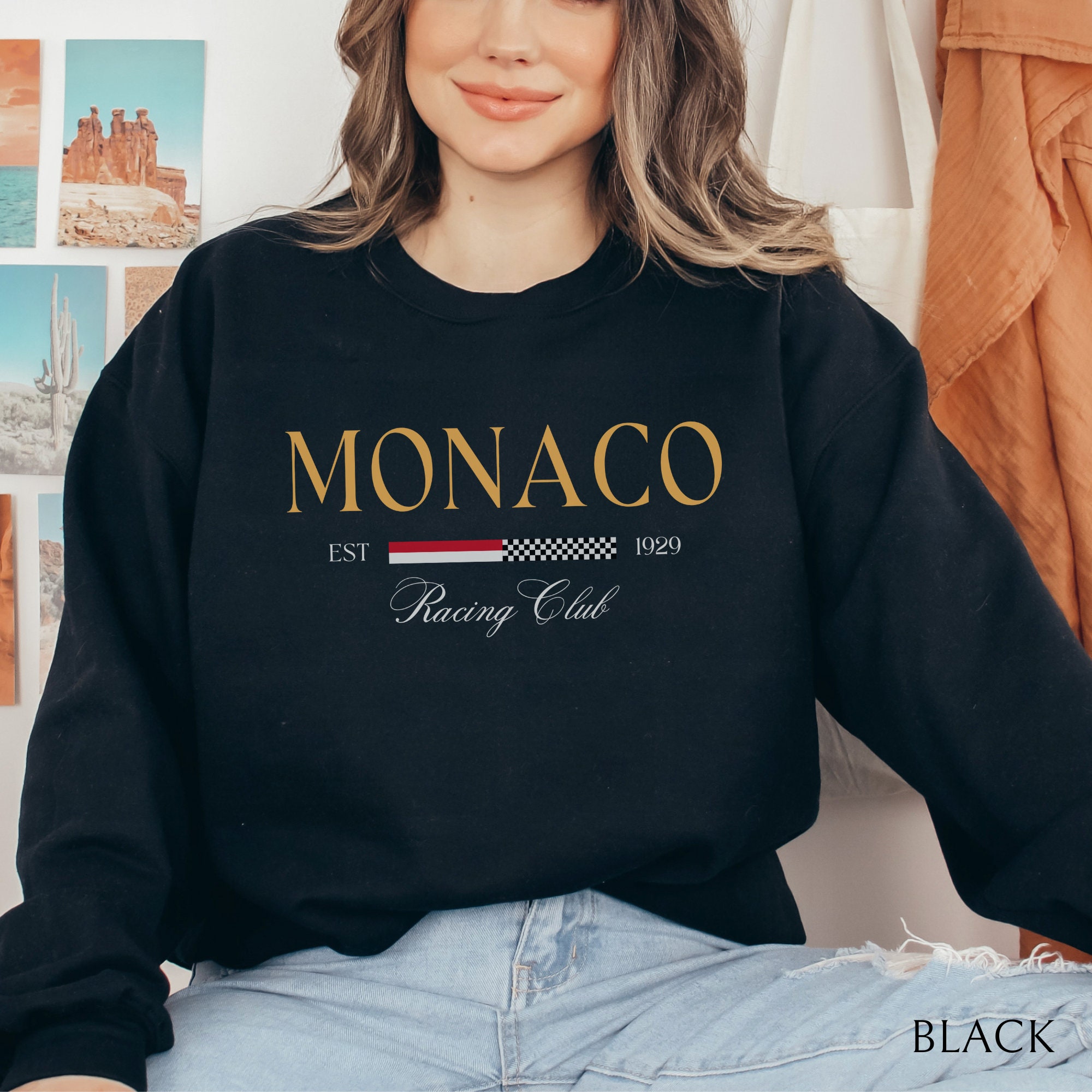 ผู้หญิง MONACO พิมพ์เสื้อกันหน - Street Fashion Monaco บทวิจารณ์และราคา