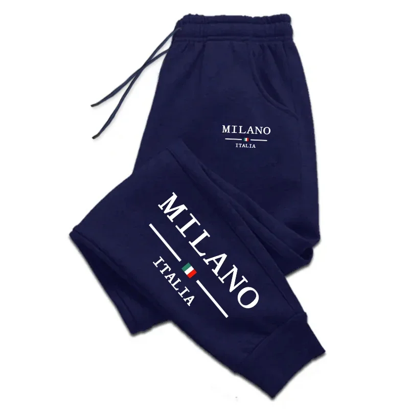 มิลานพิมพ์ Mens Sweatpants สบา - Street Fashion Of Milan บทวิจารณ์และราคา