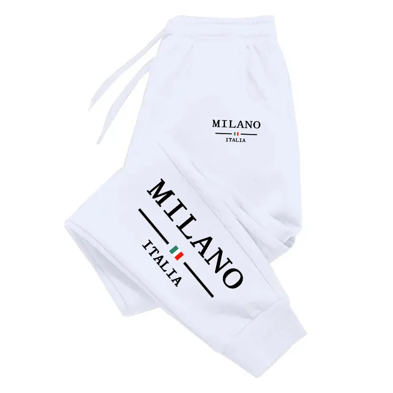 มิลานพิมพ์ Mens Sweatpants สบา - Street Fashion Of Milan บทวิจารณ์และราคา