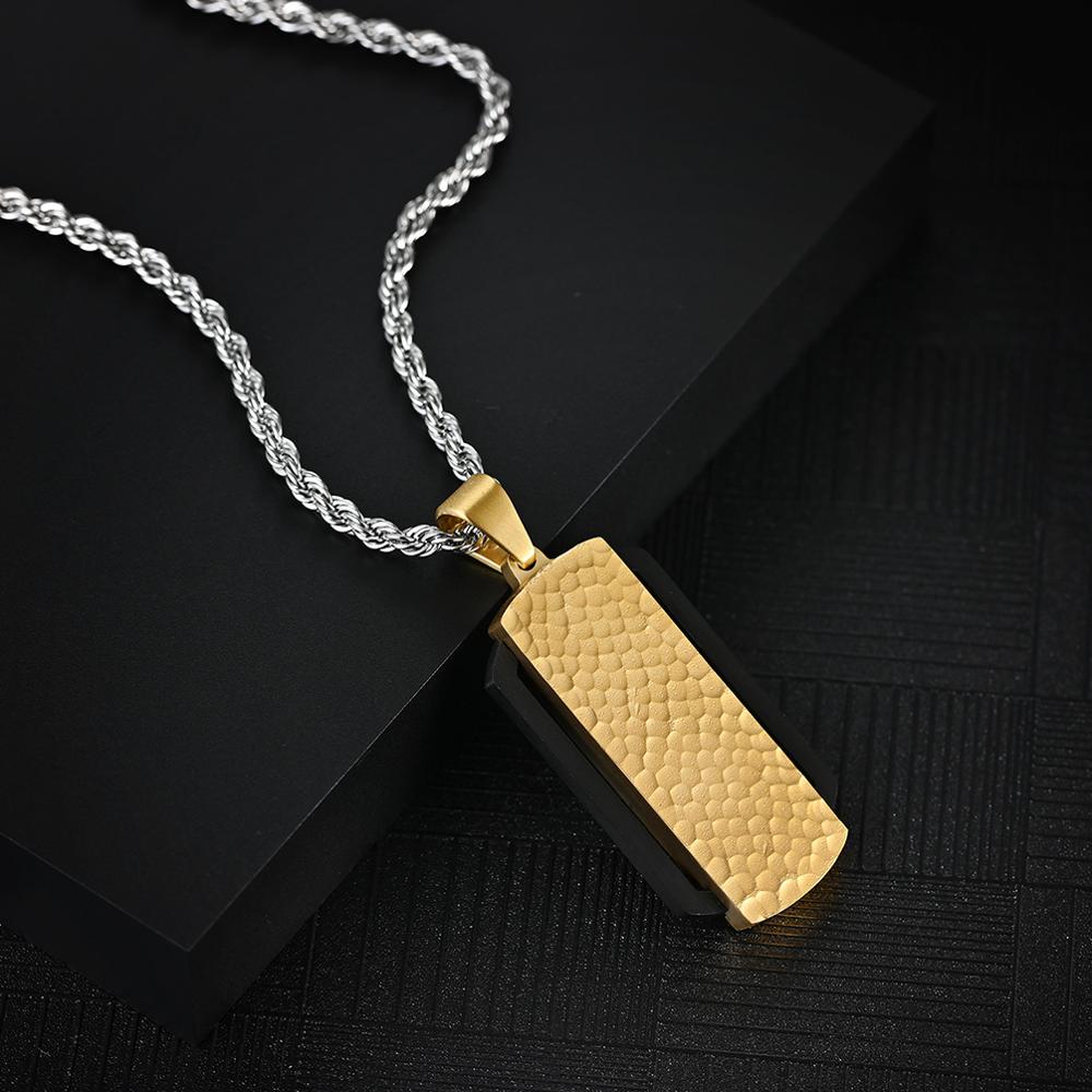 สแตนเลสค้อน Striations จี้สร้อ - Fashion Street Singapore บทวิจารณ์และราคา