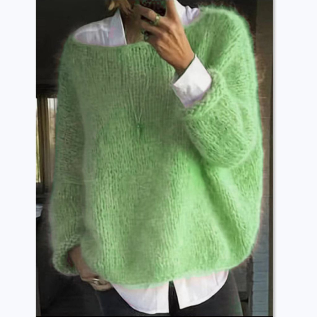 เสื้อสเวตเตอร์ถักแฟชั่นลำลองสำ - Street Fashion Online บทวิจารณ์และราคา