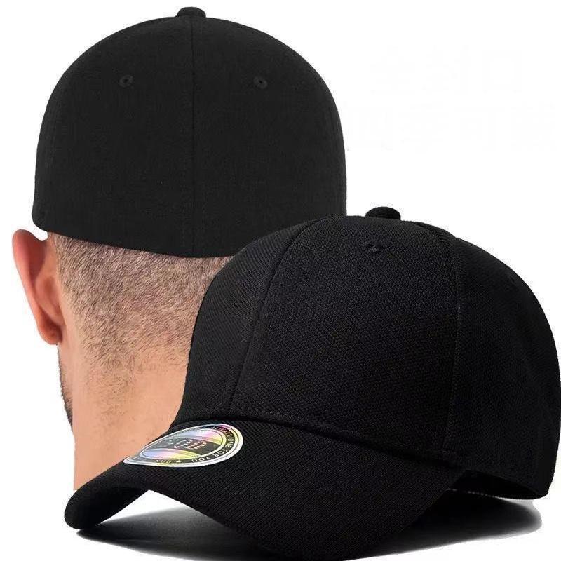 หมวกเบสบอลปีกโค้งพิมพ์โลโก้ตาม - Baseball Cap Fitted บทวิจารณ์และราคา