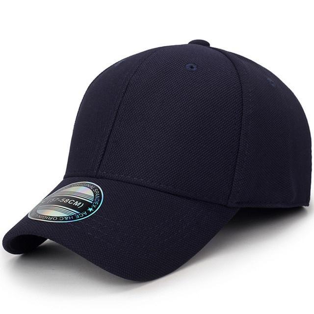 หมวกเบสบอลปีกโค้งพิมพ์โลโก้ตาม - Baseball Cap Fitted บทวิจารณ์และราคา