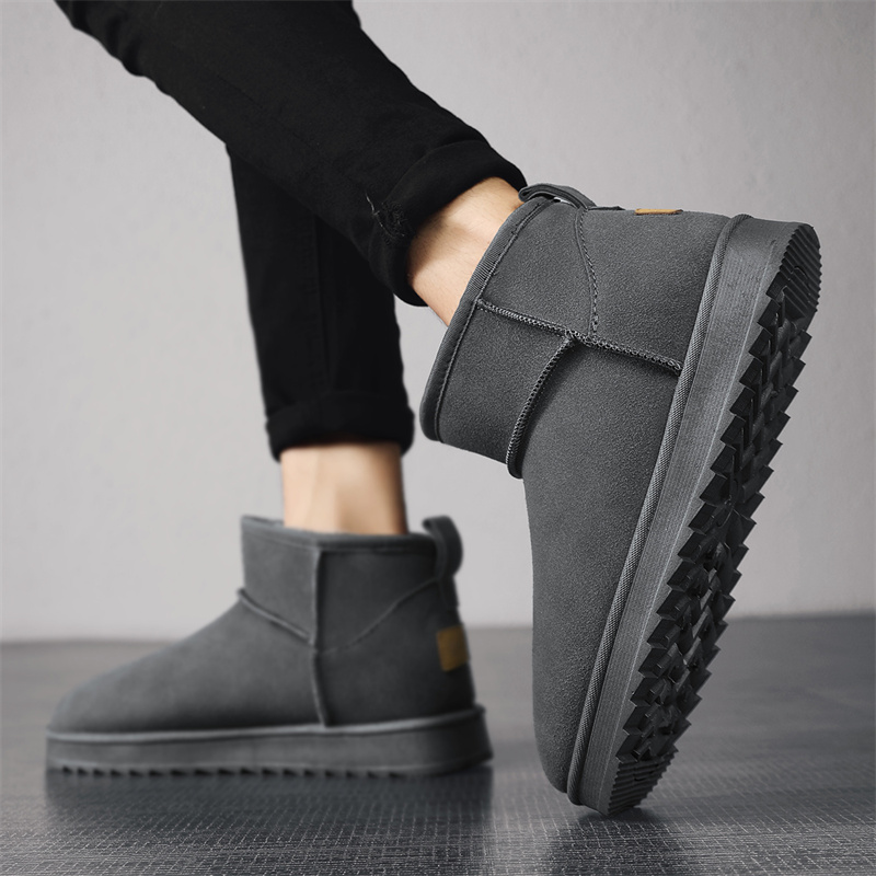 รองเท้าบูทหนังกลับสีน้ำตาลแบบใ - Street Fashion Online บทวิจารณ์และราคา