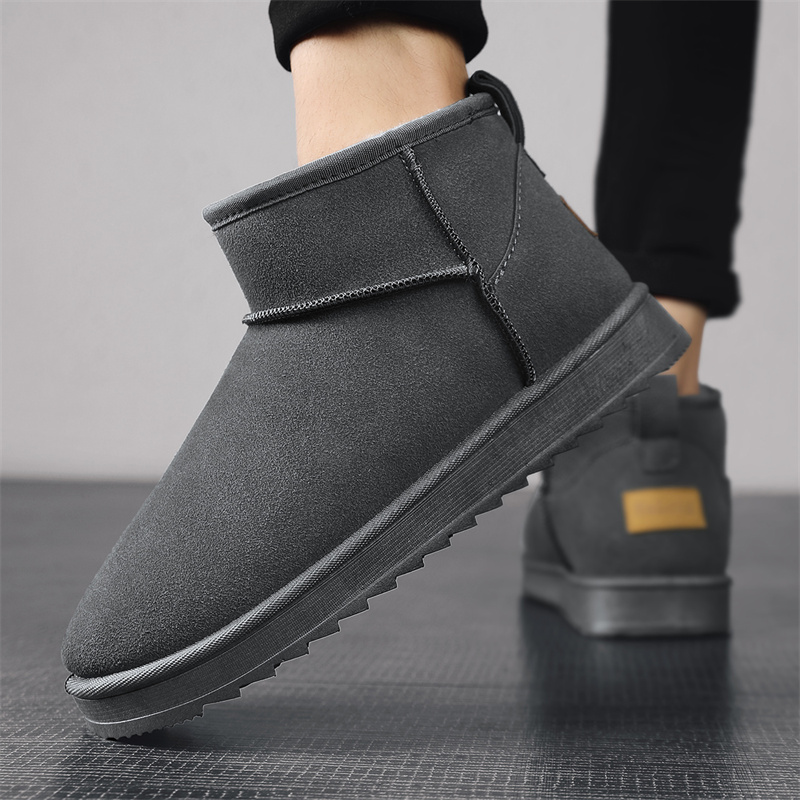 รองเท้าบูทหนังกลับสีน้ำตาลแบบใ - Street Fashion Online บทวิจารณ์และราคา