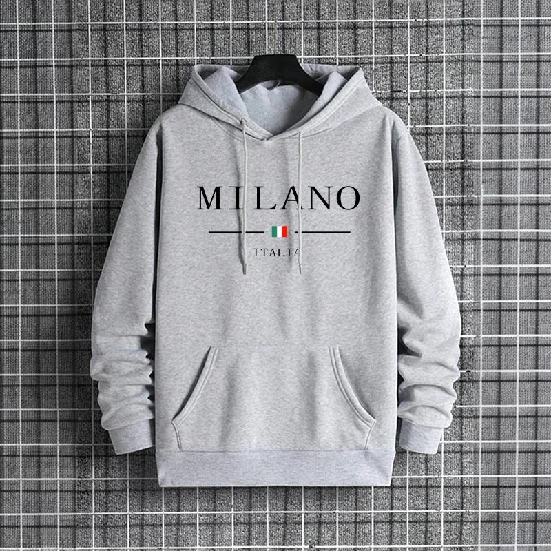 เสื้อฮู้ดผู้ชายแฟชั่นมิลาน อิต - Street Fashion Of Milan บทวิจารณ์และราคา