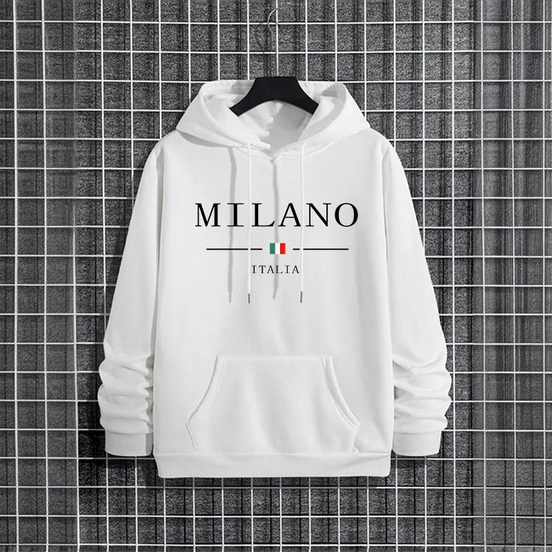 เสื้อฮู้ดผู้ชายแฟชั่นมิลาน อิต - Street Fashion Of Milan บทวิจารณ์และราคา
