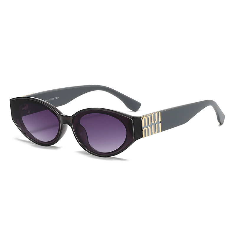 แว่นกันแดดทรงรีตัวอักษร M สไตล - Street Fashion Online บทวิจารณ์และราคา