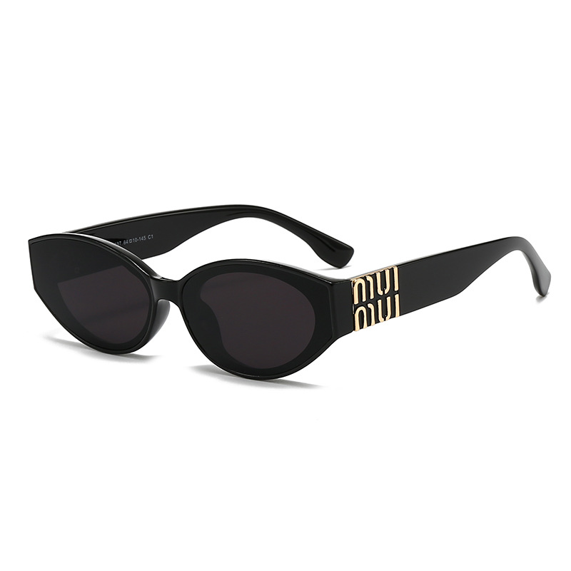 แว่นกันแดดทรงรีตัวอักษร M สไตล - Street Fashion Online บทวิจารณ์และราคา