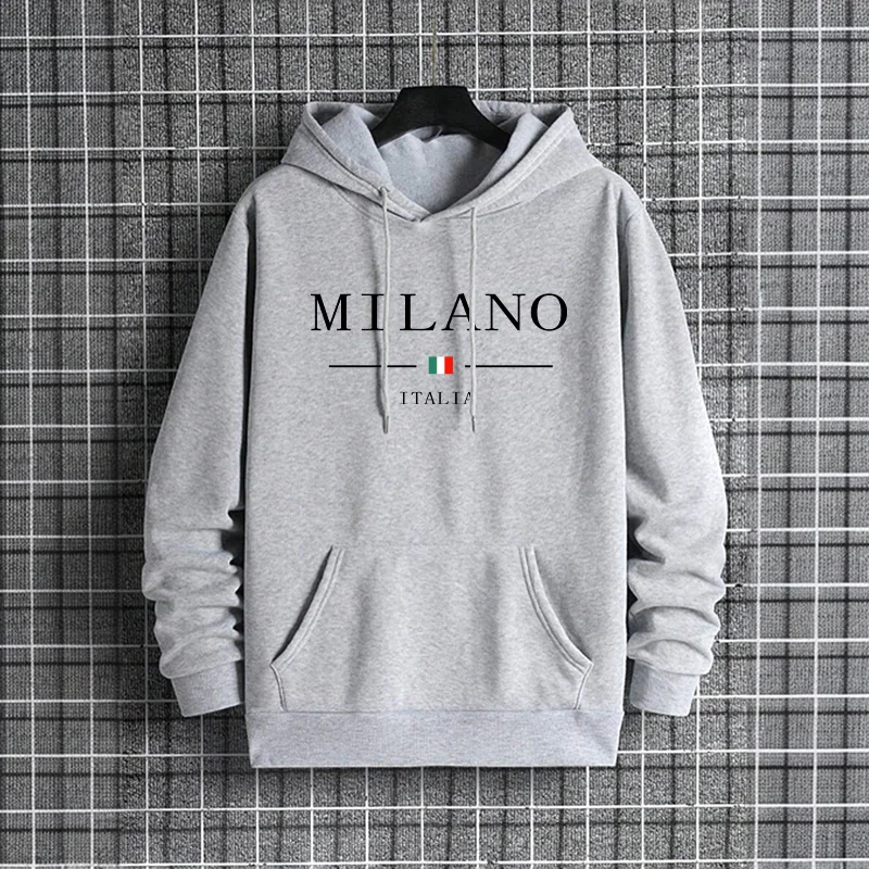 เสื้อฮู้ดผู้ชายแฟชั่นอิตาลี มิ - Street Fashion Of Milan บทวิจารณ์และราคา