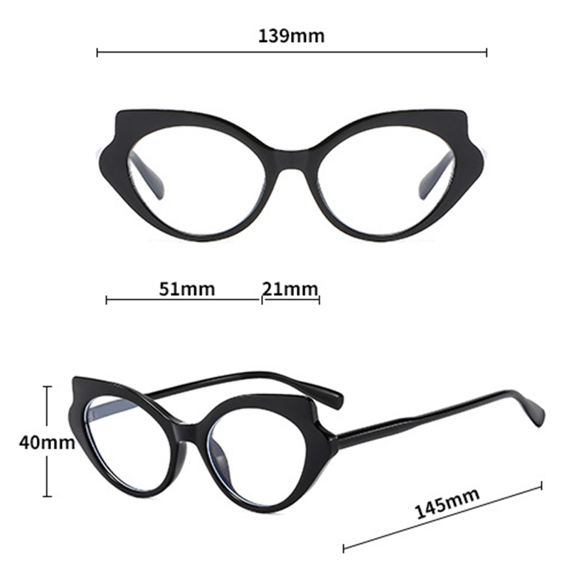 แว่นตาแฟชั่นสีดำไล่เฉดสีตาแมว  - Street Fashion Essentials บทวิจารณ์และราคา