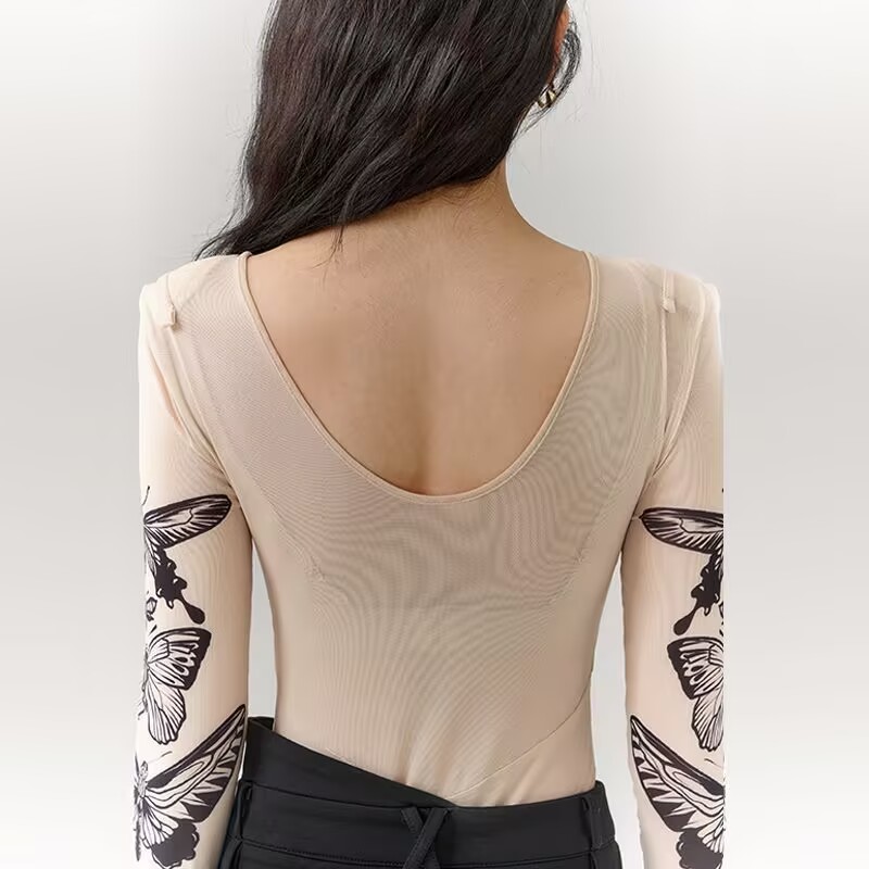 บอดี้สูทผู้หญิง สตรีทแวร์ Y2K  - Street Fashion Urban บทวิจารณ์และราคา